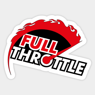 Full Throttle Sticker